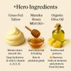 Azmera Beauty 100% Grass-Fed Beef Tallow Balm, Manuka Honey MGO263+, Organic Beeswax & Olive Oil, Beef Tallow for skin,Handmade Moisturizer for Dry Skin, Eczema Relief, & Healing Skin(2oz, Vanilla) view 2