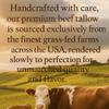 Azmera Beauty 100% Grass-Fed Beef Tallow Balm, Manuka Honey MGO263+, Organic Beeswax & Olive Oil, Beef Tallow for skin,Handmade Moisturizer for Dry Skin, Eczema Relief, & Healing Skin(2oz, Vanilla) view 3