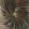 Healthlif Toupee for Men Hairpiece Hairpieces And Toupees Thin Skin Mens Hair System Full Poly V-Looped Mens Toupee Human Hair Systems7X9-110% Density#1820#18 Medium Blonde+20% Grey view 4