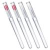 SOESFOUFU 4pcs Silicone Lip Brush Holder Lid Cover Makeup Applicators for Lipstick Travel-sized view 1