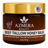 Azmera Beauty100% Grass-Fed Beef Tallow Balm, Manuka Honey MGO 263+, Organic Beeswax & Olive Oil, Beef Tallow for skin,Handmade Moisturizer for Dry Skin, Eczema Relief, & Healing Skin(2oz, Lavender) view 1