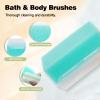 2PCS Cradle Cap Brush, Baby Bath Sponge - 2-in-1 Brush & Sponge for Scalp Treatment, Sensory Therapy, and Bath Time Care view 2