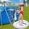 2Pcs Inflatable Pool Foot Bath Basin, Folding Pool Foot Wash Basin Tub-Portable for Outdoor Backyard and Swimming Pools view 2