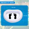 2Pcs Inflatable Pool Foot Bath Basin, Folding Pool Foot Wash Basin Tub-Portable for Outdoor Backyard and Swimming Pools view 3