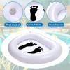 2Pcs Inflatable Pool Foot Bath Basin, Folding Pool Foot Wash Basin Tub-Portable for Outdoor Backyard and Swimming Pools view 4