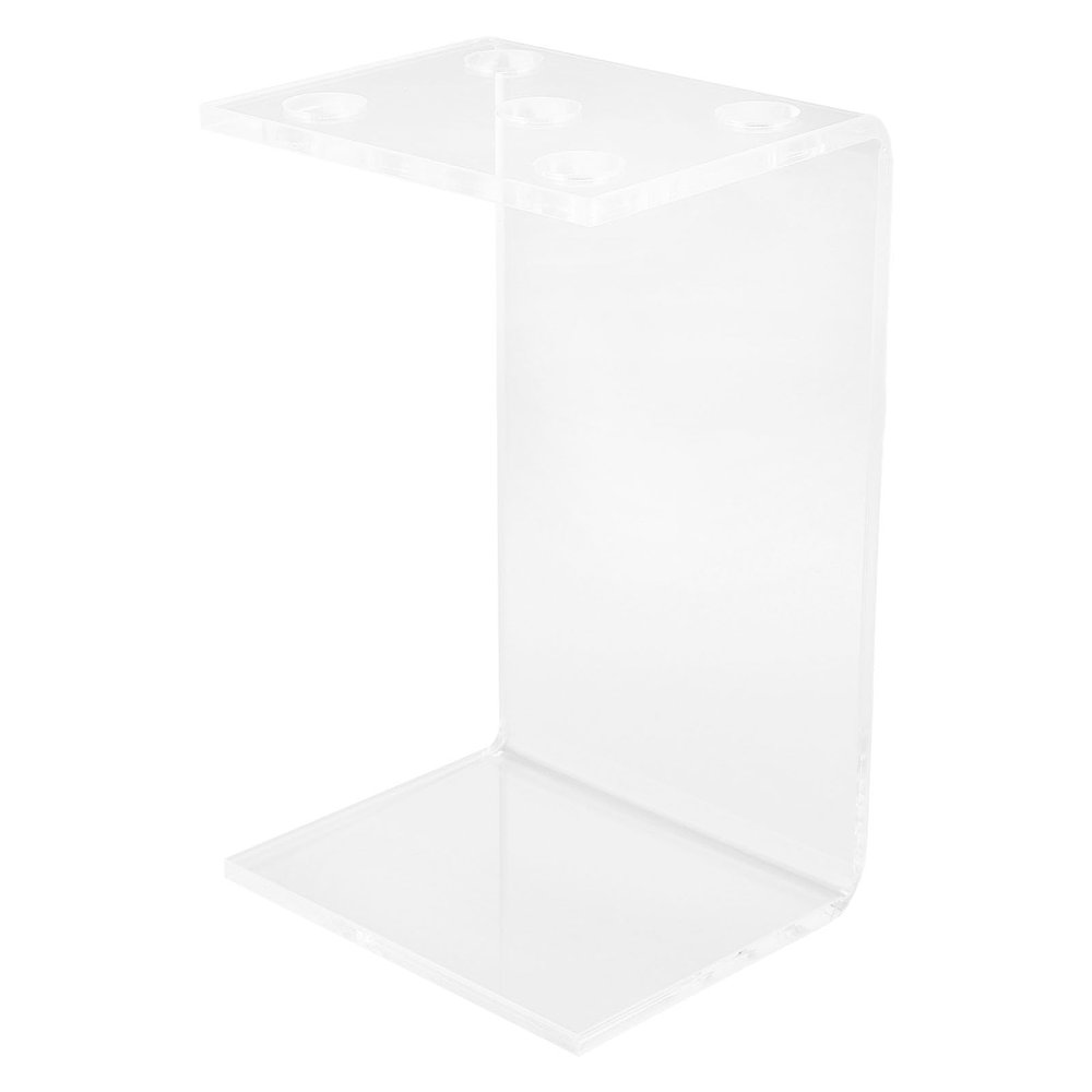 5 Hole Clear Multifunctional Salon Scissors Holder Rack, Acrylic Desktop Organizer, for Combs, Small Scissors, and Razors