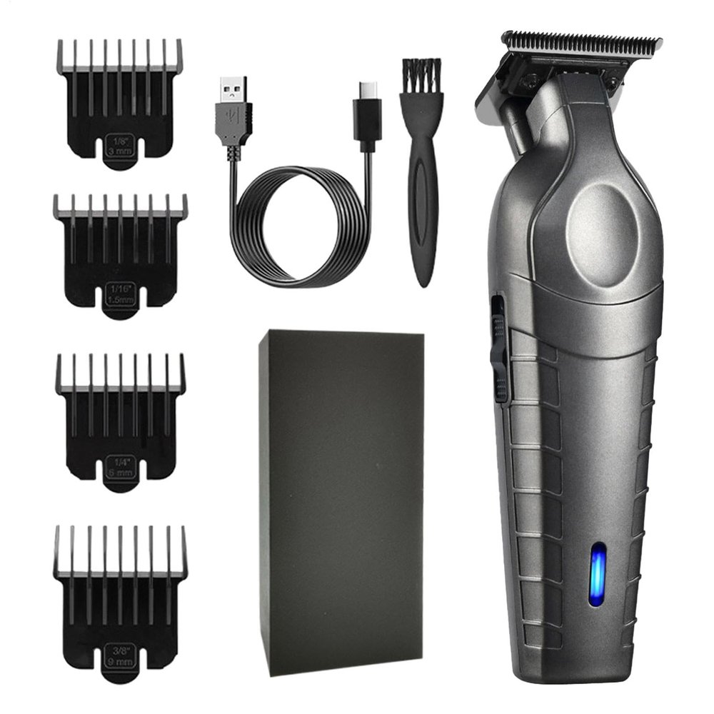Beard Trimmer for Men - Cordless Electric Shaver & Mustache Groomer | Rechargeable Clippers for Face, Head, Leg & Body, Portable Razor for Smooth Shaving & Professional Hair Trimming