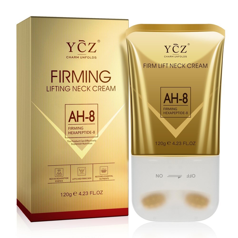 Ycz Ah8 Firming Neck Cream, Reduces Neck Lines, Moisturizes, Tightens Skin, Improves Elasticity, Anti-Aging, Suitable for Both Men and Women