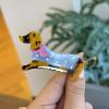 2PCS Dachshund Hair Clip,Dog Hair Alligator Clip,Dogs Hair Duckbill Clip,Animal Shape Hair Clips,Acetate Hair Clips for Girls,Small Hair Barrette for Women (Dachshund) view 2