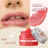 Lip Scrub,Watermelon Moisturizer Exfoliator, for Dark Lips,Dry and Cracked,Exfoliating, Hydrating,Soften the Aging Cutin of The Lips, Lip Wrinkle Care,lip care products (50g/1.76oz) view 2
