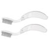 ASAKKURA 2pcs Eyebrow and Lash Comb Eyelash Tool for Makeup Professional Eyebrow Brush for Women Handle Design for Comfort and Precision view 1