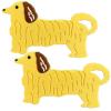 2PCS Afghan Hound Hair Clip,Dog Hair Alligator Clip,Dogs Hair Duckbill Clip,Animal Shape Hair Clips,Acetate Hair Clips for Girls,Small Hair Barrette for Women (Afghan Hound) view 1