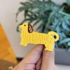 2PCS Afghan Hound Hair Clip,Dog Hair Alligator Clip,Dogs Hair Duckbill Clip,Animal Shape Hair Clips,Acetate Hair Clips for Girls,Small Hair Barrette for Women (Afghan Hound) view 2