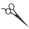 Operitacx 3pcs Stainless Steel Beard Scissors Hairdressing Tool for Beard Care Eyebrow Grooming Black Design for Daily Use for Men view 2