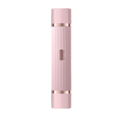 2-in-1 Electric Bikini Trimmer for Women Rechargeable Women Bikini Trimmer Electric Shaver for Legs Body Hair (Light Pink)