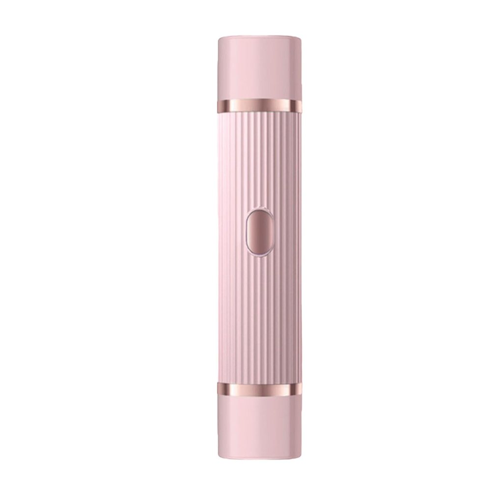 2-in-1 Electric Bikini Trimmer for Women Rechargeable Women Bikini Trimmer Electric Shaver for Legs Body Hair (Light Pink)