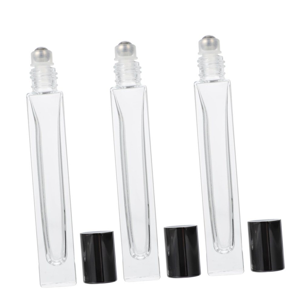 LIFKOME 5pcs Essential Oil Bottles Refillable Perfume Roller Ball Bottles for Travel Diy