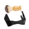 ASAKKURA 1set Shaving Brush Stand Beard Brush and Display Holder for Men Non- Base Heat Retaining for All Soaps and Creams and Easy to Clean view 1