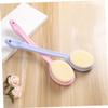 ASAKKURA Shower Brush Long Handle Body Cleaning Brush Back Scrubber for Bath Exfoliating Bath Sponge view 3