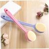 ASAKKURA Shower Brush Long Handle Body Cleaning Brush Back Scrubber for Bath Exfoliating Bath Sponge view 4