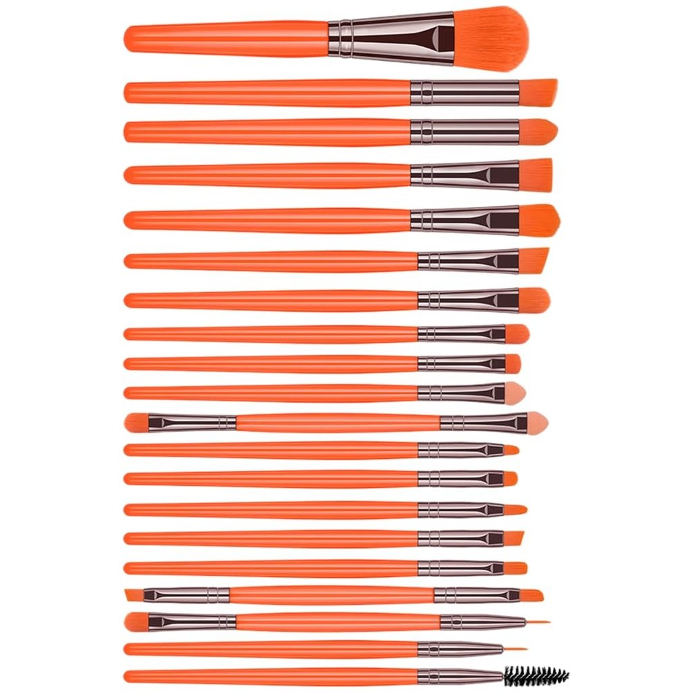 20pcs Makeup Brush Set for Women and Girls Powder Chheek Liner Face Blending Liner Cosmetic Brushes