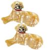 2PCS Labrador Hair Clip,Dog Hair Alligator Clip,Dogs Hair Duckbill Clip,Animal Shape Hair Clips,Acetate Hair Clips for Girls,Small Hair Barrette for Women (Labrador) view 1
