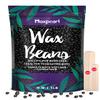 Maxpearl 2.5LB Hard Wax Beads for Hair Removal, Mens Coarse Hair Formula - Brazilian Waxing, Sensitive Skin, Face, Underarms, Legs, Back, Chest and More, with 20 Wax Sticks, Black view 1