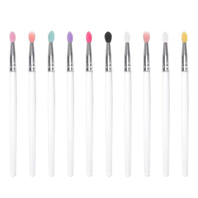 VICASKY 10pcs Eye Shadow Brush Makeup Brush Women Makeup Tool Soft Handle and Natural Makeup Brush