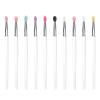VICASKY 10pcs Eye Shadow Brush Makeup Brush Women Makeup Tool Soft Handle and Natural Makeup Brush view 1