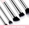 7Pcs Makeup Brushes Set Blending Brush Face Powder Blusher Concealers Eyeshadow Make Up Brush Set view 3