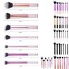 7Pcs Makeup Brushes Set Blending Brush Face Powder Blusher Concealers Eyeshadow Make Up Brush Set view 4