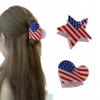 2PCS 4th of July American Flag Hair claw clips for Women,Independence Day view 1