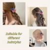 2PCS 4th of July American Flag Hair claw clips for Women,Independence Day view 2