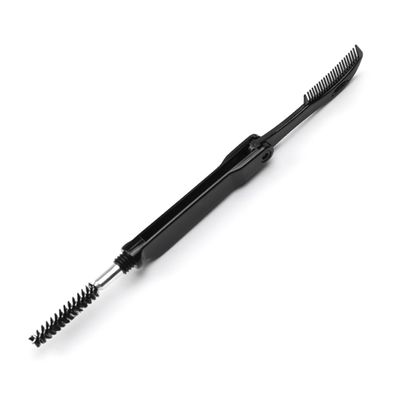 Foldable Eyebrow Brush Eyelash Comb Mascara Brush Double Head Eyebrow Brush Eyebrow Eyelash Makeup Grooming Tool