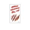 10pcs Halloween Scar Sticker Waterproof Wound Scar Face, Disposable Temporary Tattoo Fake Tattoos(WS-233) view 1