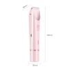 Bikini Trimmer for Women, Electric Shaver and Razor Rechargeable 2-in-1 Body and Facial Epilator, Dual Heads for Painless Trimming of Pubic Hair, Face, Underarms and Legs, IPX7 Waterproof. Shaving Gro view 4