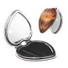 FJWSLCH Native American Tribes Makeup Mirror Double-Sided 1X/2X Magnifying Travel Mini Vanity Mirror for Pocket Purse Clutch, Handheld Beauty Mirror for Men Women view 1