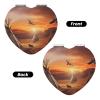 FJWSLCH Native American Tribes Makeup Mirror Double-Sided 1X/2X Magnifying Travel Mini Vanity Mirror for Pocket Purse Clutch, Handheld Beauty Mirror for Men Women view 2