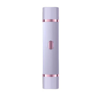 2-in-1 Electric Bikini Trimmer for Women Rechargeable Women Bikini Trimmer Electric Shaver for Legs Body Hair (Light Purple)