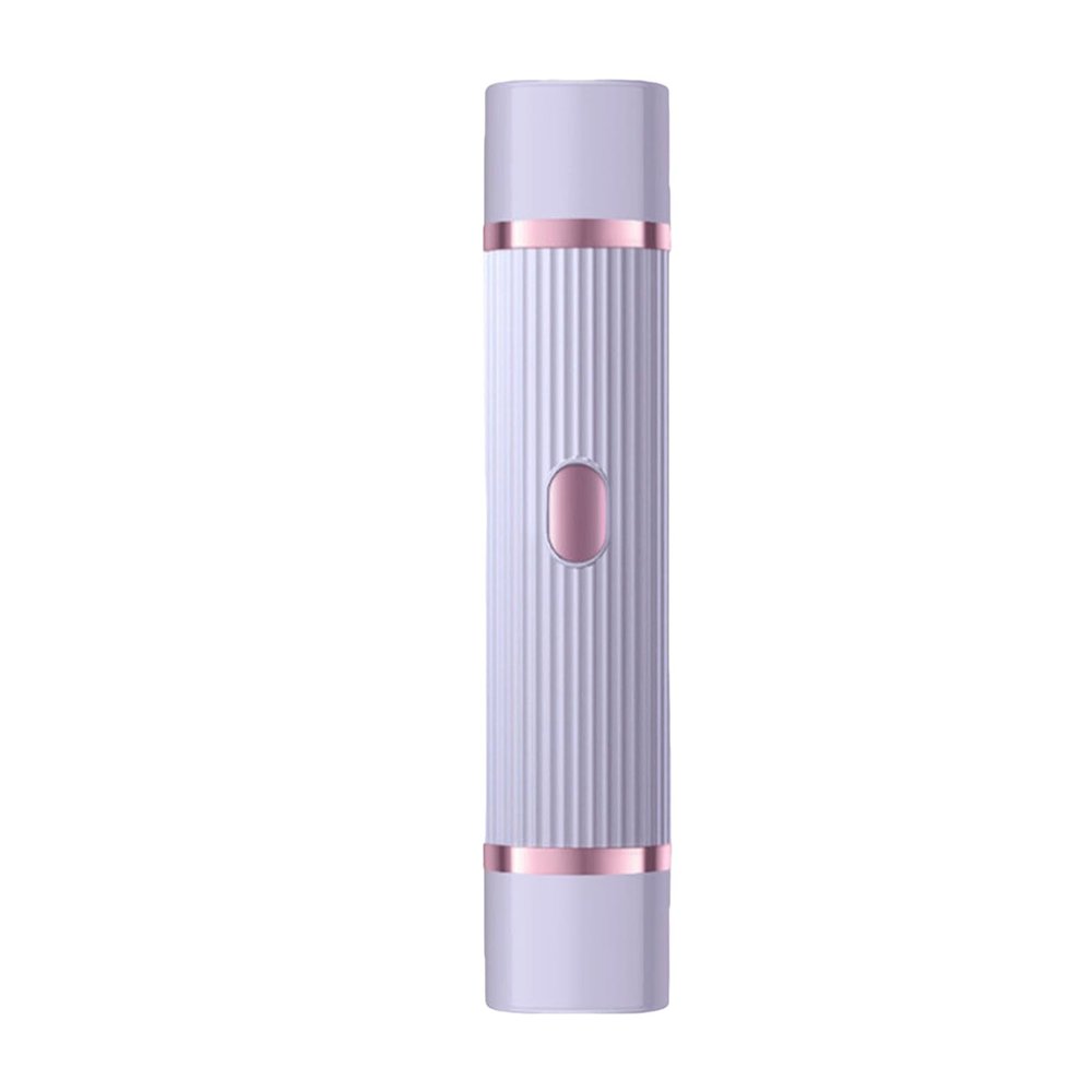 2-in-1 Electric Bikini Trimmer for Women Rechargeable Women Bikini Trimmer Electric Shaver for Legs Body Hair (Light Purple)