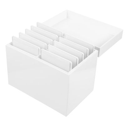 AUTSUPPL 1pc Eyelash Display Box Grafting Lash Storage Container for Organizing Eyelash Extensions Clean and Space-saving for Home and Salon Color