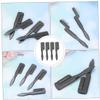 Healeved 4pcs Portable Multi-purpose Foldable Eyebrow Brushes for Makeup Eyelash Combs Brow Grooming Tools for Daily Use Beauty Salons view 3