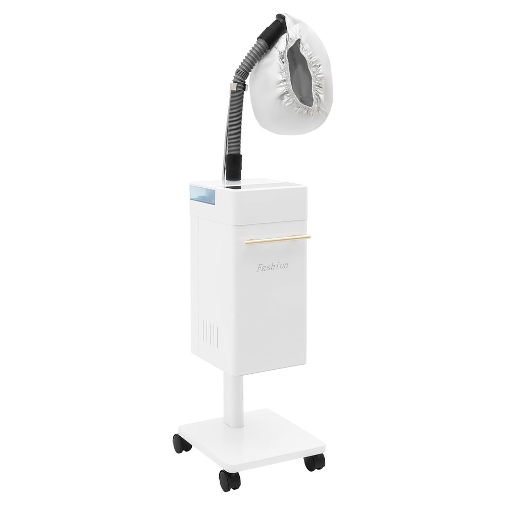 Hanmorfarbi Hairdressing Conditioner Oven, Ozone Multifunctional Nano Spray Machine, Oven Negative Ion Nano Instrument Spa Care, Professional Multifunctional Hair Care Machine (White)