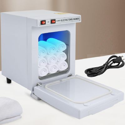 2-in-1 Towel Warmer Cabinet, 5L Hot Towel Warmers, Towel Heater for Facial Spa, Esthetician, Hair Beauty, Salon (White)