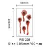 10pcs Halloween Scar Sticker Waterproof Wound Scar Face, Disposable Temporary Tattoo Fake Tattoos(WS-247) view 2