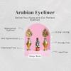 AllKindGifts Natural Arabian Eyeliner, Organic Smudgeproof Waterproof, Bold Eye Makeup with Decorative Eyeliner Pot Holder Unisex eyeliner view 3