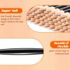 600 Pcs Disposable Eyeshadow Brushes, 2.4 Inch Eyeshadow Brush Sponge Makeup Applicators Dual Sides Makeup Applicator Sticks for Women Girls view 3