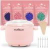Waxing Kit & Silicone Wax Warmer for Hair Removal with 4 Packs of Hard Wax Beads view 3