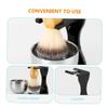 ADOCARN 1set Shaving Brush Stand Compact Beard Brush Holder for Easy Storage and Drying for Bathroom Use Grooming Accessory for Men view 4