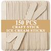150PCS Waxing Sticks for Hair Removal - Borogo 5.5 inch Premium Splinter-Free Wooden Sticks for Waxing, Wax Stick for Body and Face Waxing view 1